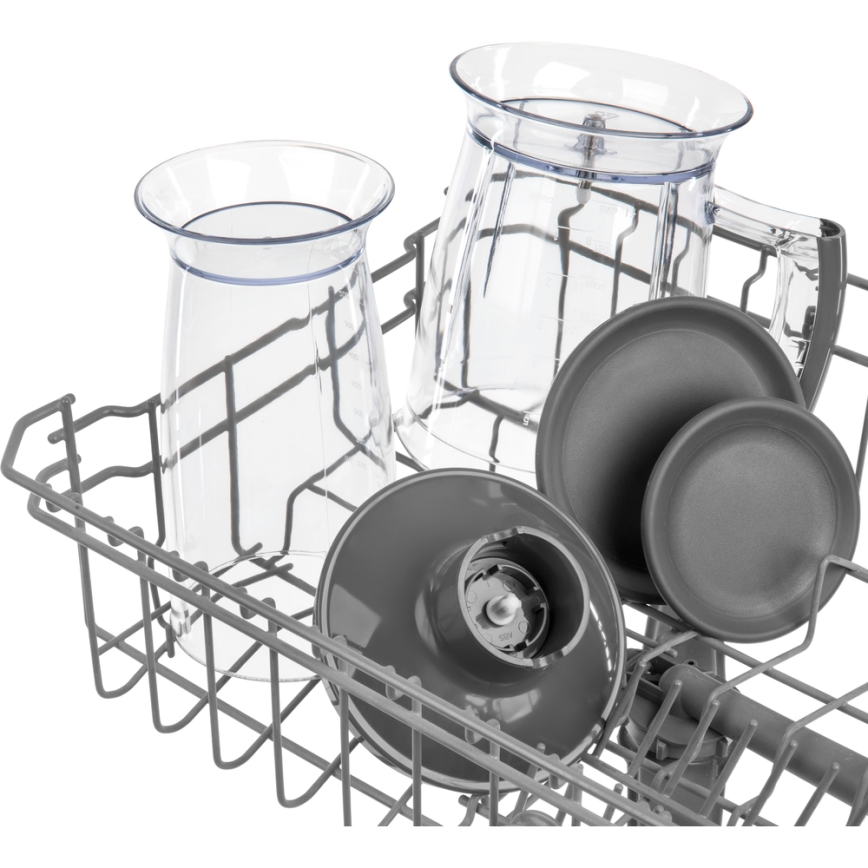 Sencor - Štapni mikser 4u1 1200W/230V nehrđajući čelik/ljubičasta