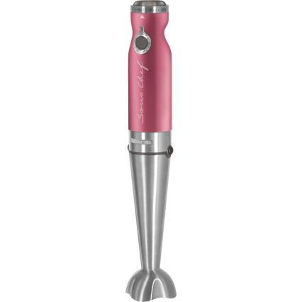Sencor - Štapni mikser 4u1 1200W/230V nehrđajući čelik/ružičasta
