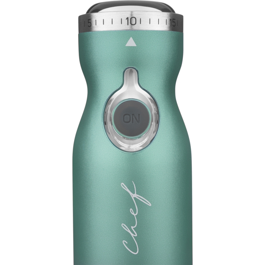Sencor - Štapni mikser 4u1 1200W/230V nehrđajući čelik/tirkizna