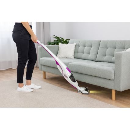 Sencor - Štapni usisivač s električnom rotirajućom četkom 2u1 110W/14,8V 2200 mAh bijela