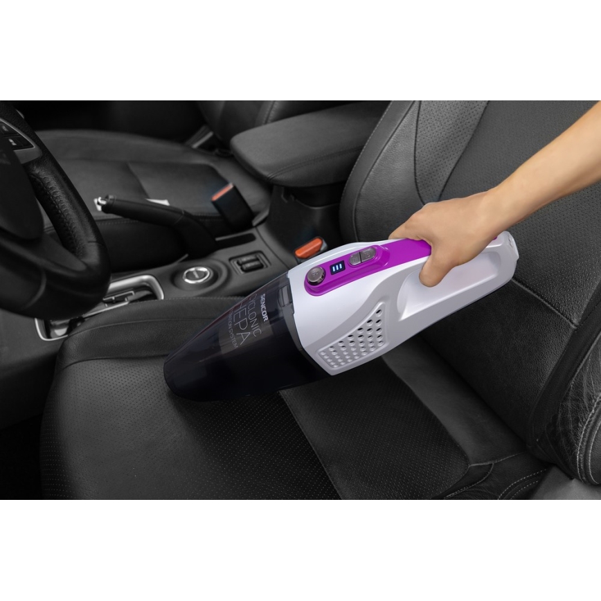 Sencor - Štapni usisivač s električnom rotirajućom četkom 2u1 110W/14,8V 2200 mAh bijela