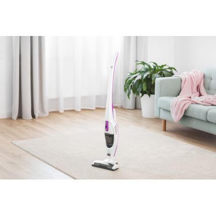 Sencor - Štapni usisivač s električnom rotirajućom četkom 2u1 110W/14,8V 2200 mAh bijela