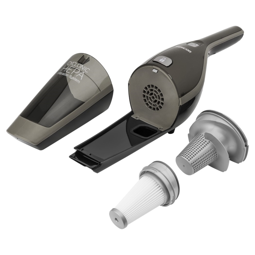 Sencor - Štapni usisivač s električnom rotirajućom četkom 2u1 110W/21,6V 2000 mAh siva