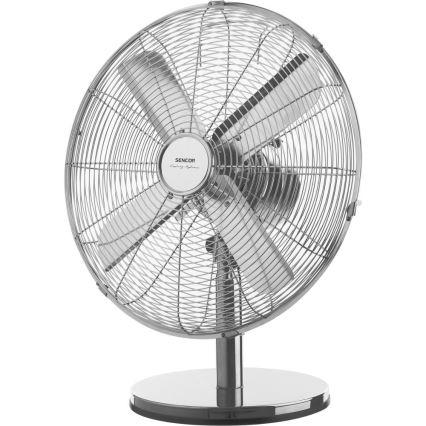 Sencor - Stolni ventilator 50W/230V sjajni krom
