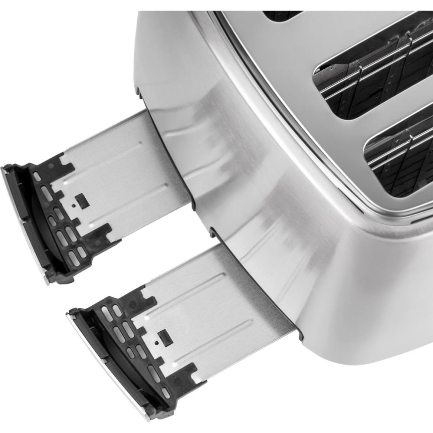 Sencor - Toster s četiri otvora 1600W/230V matni krom