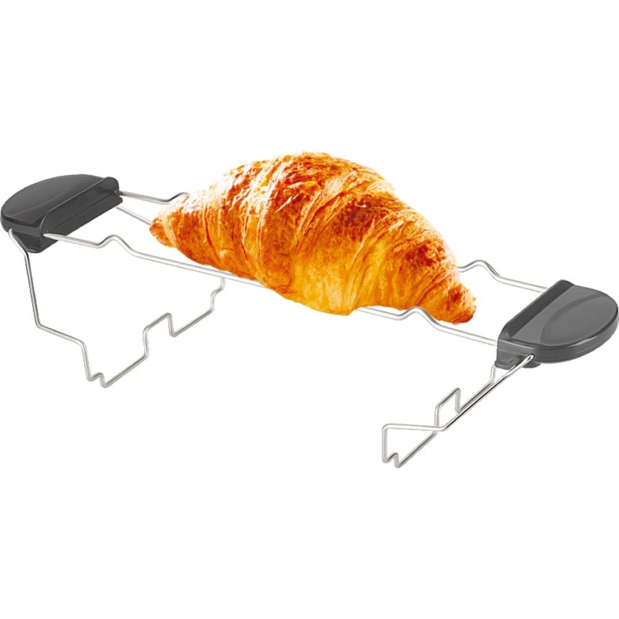 Sencor - Toster s dvama otvorima i rešetkom za podgrijavanje 1000W/230V ružičasti