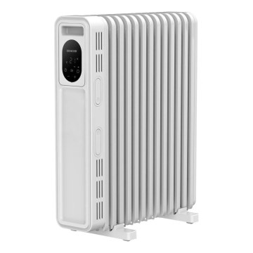 Sencor - Uljni radijator s 13 rebara 1000/2500W/230V bijeli + daljinski upravljač