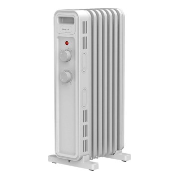 Sencor - Uljni radijator s 7 rebara 600/900/1500W/230V bijela