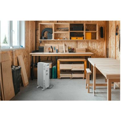 Sencor - Uljni radijator s 7 rebara 600/900/1500W/230V bijela