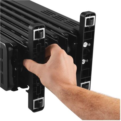 Sencor - Uljni radijator s 7 rebara 600/900/1500W/230V crni