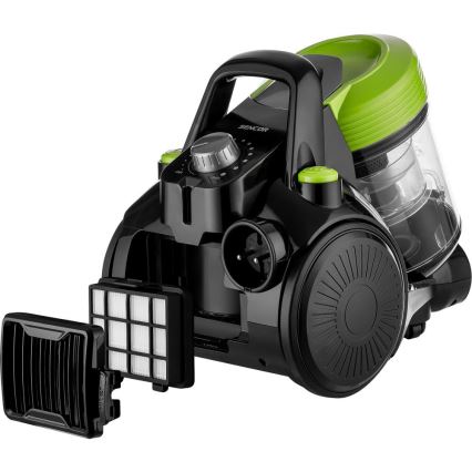 Sencor - Usisavač bez vrećice 2 l 700W/230V crna/zelena