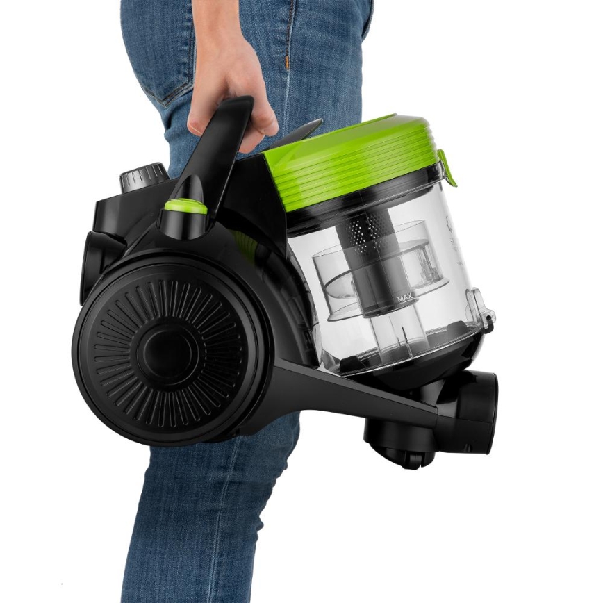 Sencor - Usisavač bez vrećice 2 l 700W/230V crna/zelena