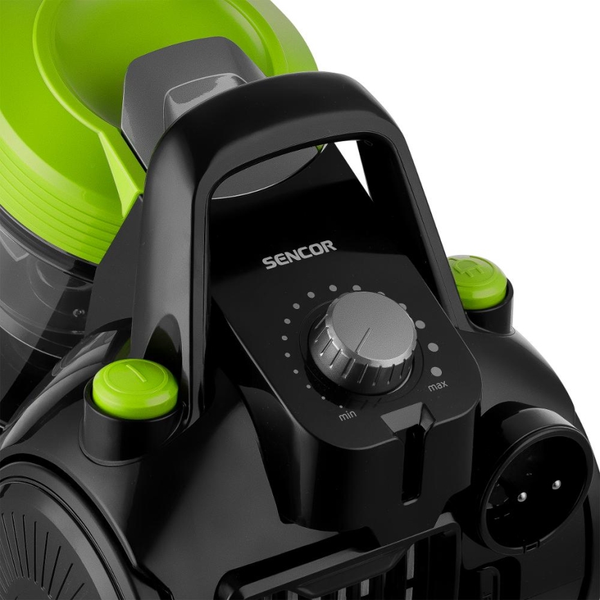Sencor - Usisavač bez vrećice 2 l 700W/230V crna/zelena