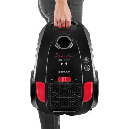 Sencor - Usisivač 3 l 700W/230V crna/crvena