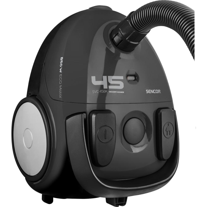 Sencor - Usisivač s vrećicom 1,5 l 850W/230V crna