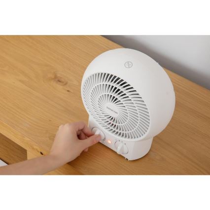 Sencor - Ventilator s grijačem 1200/2000W/230V bijeli
