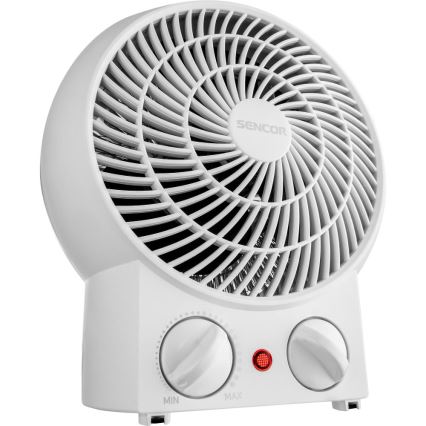 Sencor - Ventilator s grijačem 1200/2000W/230V bijeli