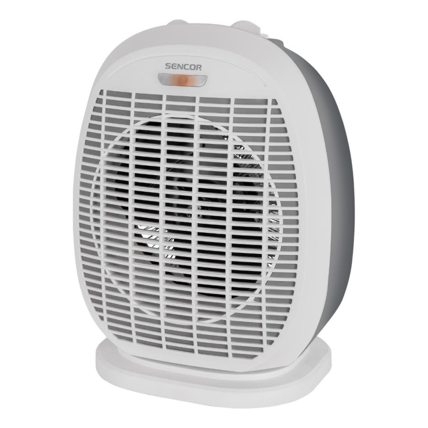 Sencor - Ventilator s grijaćim elementom 1200/2000W/230V bijela/siva