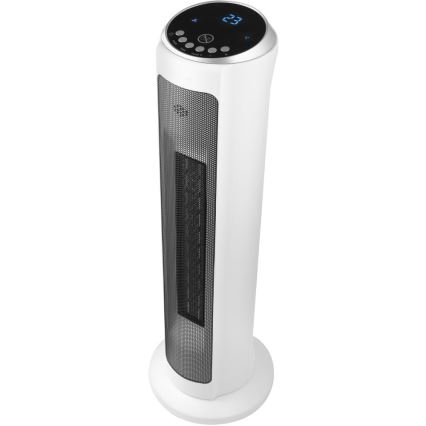 Sencor - Ventilator s keramičkim grijačem 2200W/230V Wi-Fi bijela + daljinski upravljač