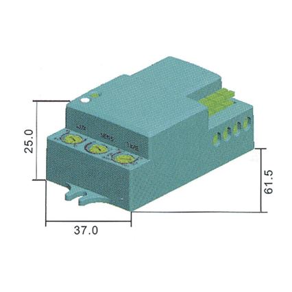 Senzor pokreta mikrovalni MW B 360° 1200W/230V bijeli