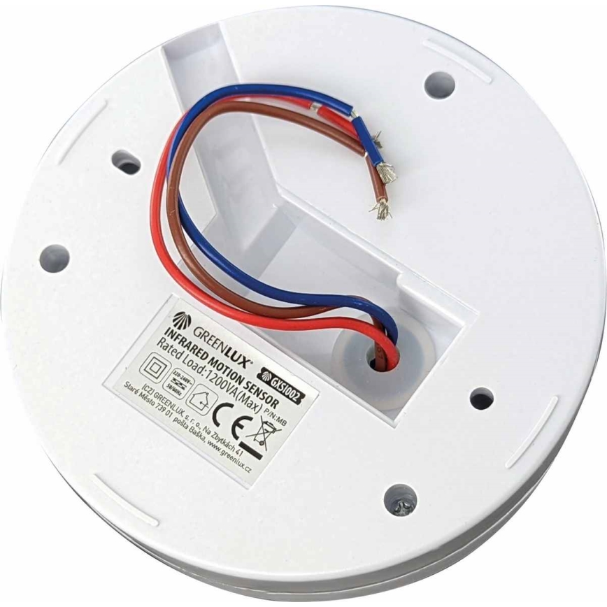 Senzor pokreta PIR 1200W/230V