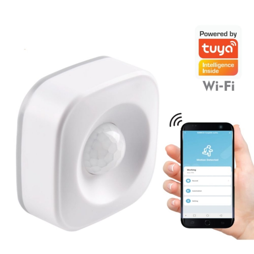 Senzor pokreta PIR 3xAAA/1,5V Wi-Fi Tuya