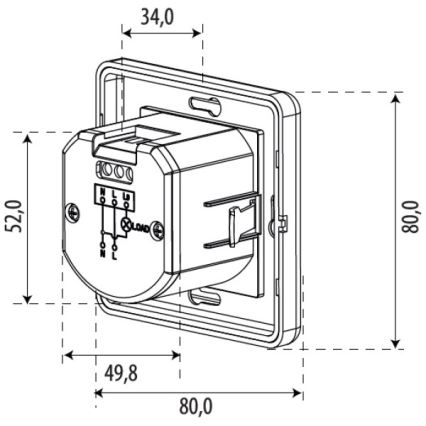 Senzor pokreta SENSOR 1200W bijela
