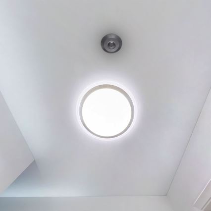 Senzor pokreta stropna PIR 360° 1000W/230V crna