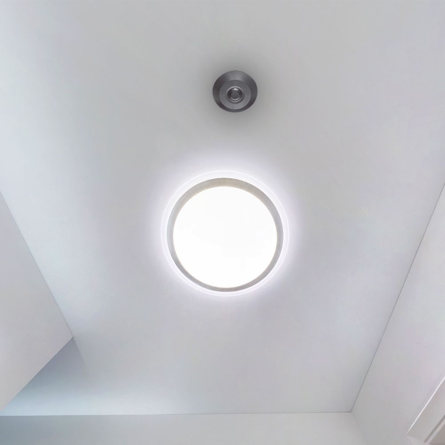 Senzor pokreta stropna PIR 360° 1000W/230V crna