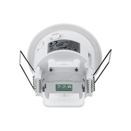 Senzor pokreta ugradbeni PIR 360° 300W/230V bijela
