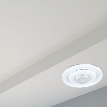 Senzor pokreta ugradbeni PIR 360° 400W/230V bijela