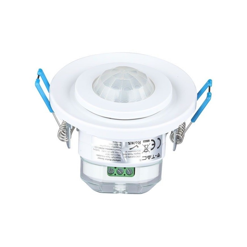 Senzor pokreta ugradbeni PIR 360° 400W/230V bijela