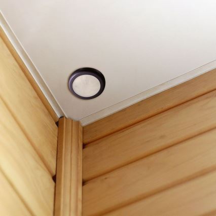 Senzor pokreta ugradbeni PIR 360° 400W/230V crna