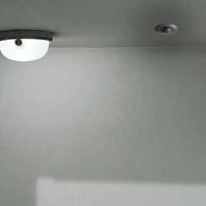 Senzor pokreta ugradbeni PIR 360° 500W/230V crna