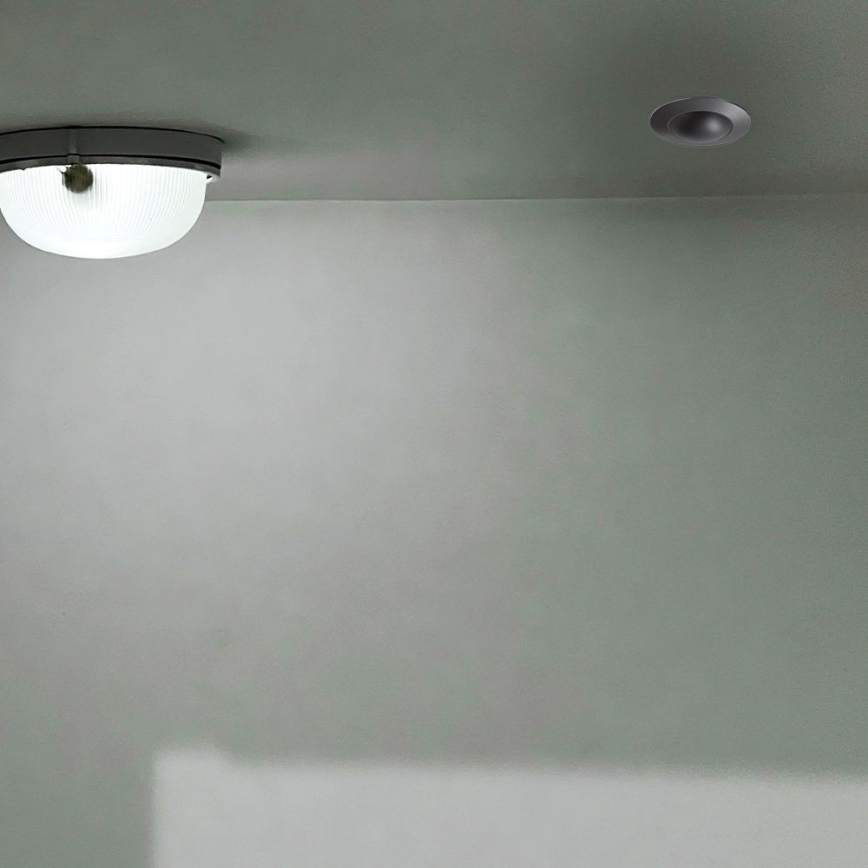 Senzor pokreta ugradbeni PIR 360° 500W/230V crna