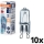SET 10x halogenih žarulja za pećnicu HALOPIN G9/40W/230V 2700K - Osram