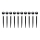 SET 10x LED Solarna lampa LED/0,06W/1,2V 6000K IP44 40 mAh