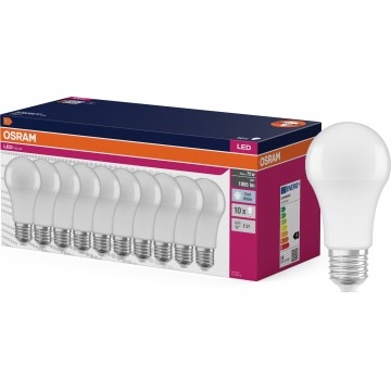 SET 10x LED žarulja CLASSIC A75 E27/10W/230V 4000K - Osram