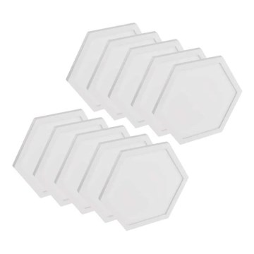 SET 10x RGBIC Prigušivi panel LED/1,9W/230V Wi-Fi Tuya