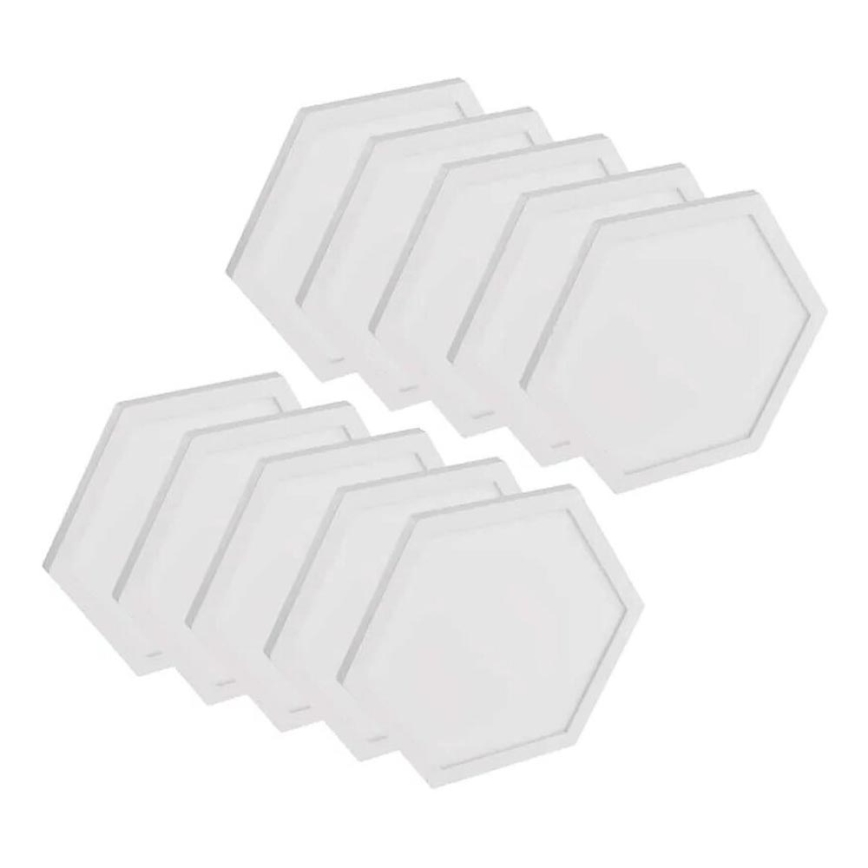 SET 10x RGBIC Prigušivi panel LED/1,9W/230V Wi-Fi Tuya