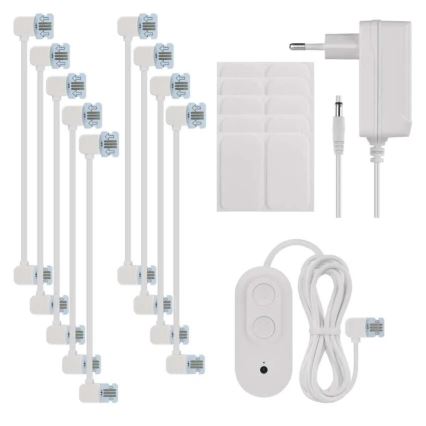 SET 10x RGBIC Prigušivi panel LED/1,9W/230V Wi-Fi Tuya