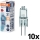 SET 10x žarulja za pećnicu HALOSTAR G4/20W/12V 2700K - Osram
