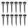 SET 12x LED Solarna lampa LED/0,06W/1,2V 1xAA 6500K IP44 100 mAh