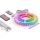 SET 1x prigušiva RGBW LED traka NEO LITE MUSIC LED/24W/230V, 5 m, IP65, Wi‑Fi (Tuya) + 5x ugradni profil 1 m (srebrni/bijeli) + daljinski upravljač