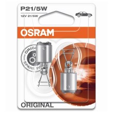 SET 2x Auto žarulja BA15d/21W/12V - Osram