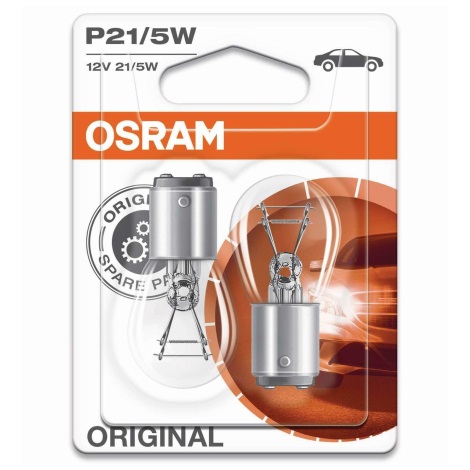 SET 2x Auto žarulja BAY15d/P21/5W/12V - Osram