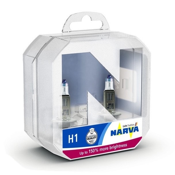 SET 2x Auto žarulja H1 P14,5s/55W/12V - Narva 48068RPNVAS2