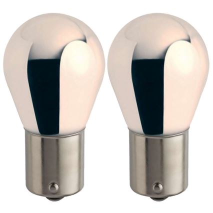 SET 2x Auto žarulja Philips SILVER VISION 12496SVB2 PY21W BAU15s/21W/12V