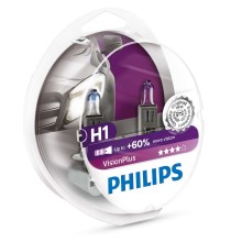SET 2x Auto žarulja Philips VISION PLUS 12258VPS2 H1 P14,5s/55W/12V 3250K