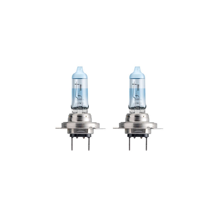 SET 2x Auto žarulja Philips WHITEVISION 12972WHVSM H7 PX26d/55W/12V 3700K + 2 pozicijske žarulje